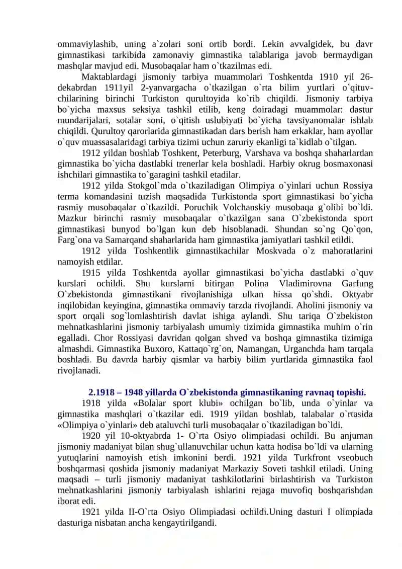 3-modul. Gimnastika tarixi 4