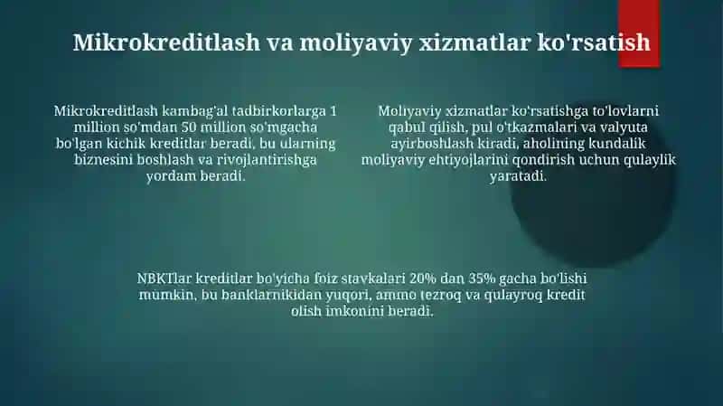 Nobank kredit tashkilotlari (NKT) 4