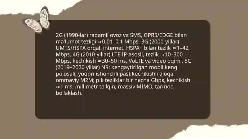 Mobil internet texnologiyalari 4