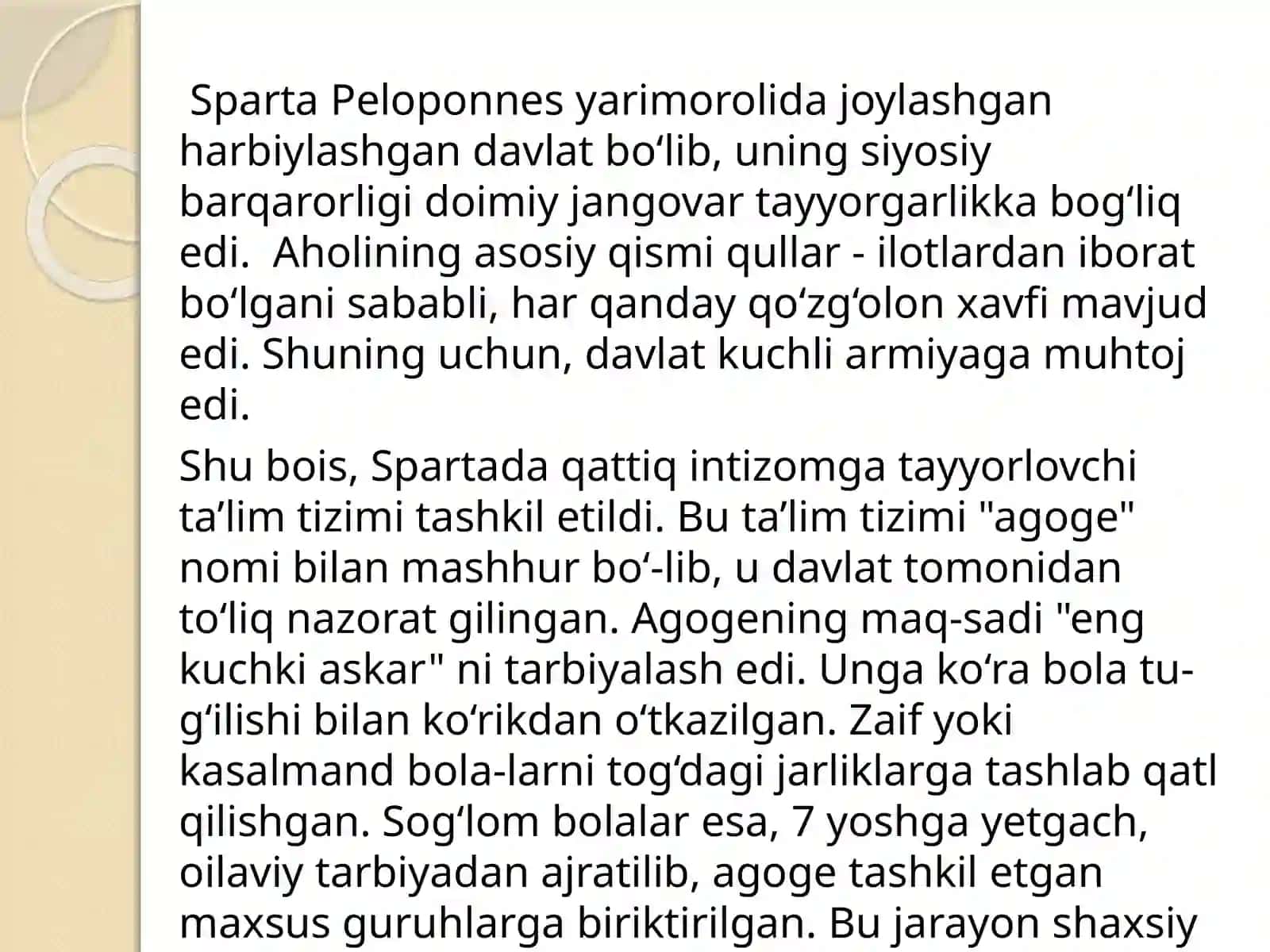 Qadimgi Sparta va Afina maktablarida ta’lim tarbiya 4