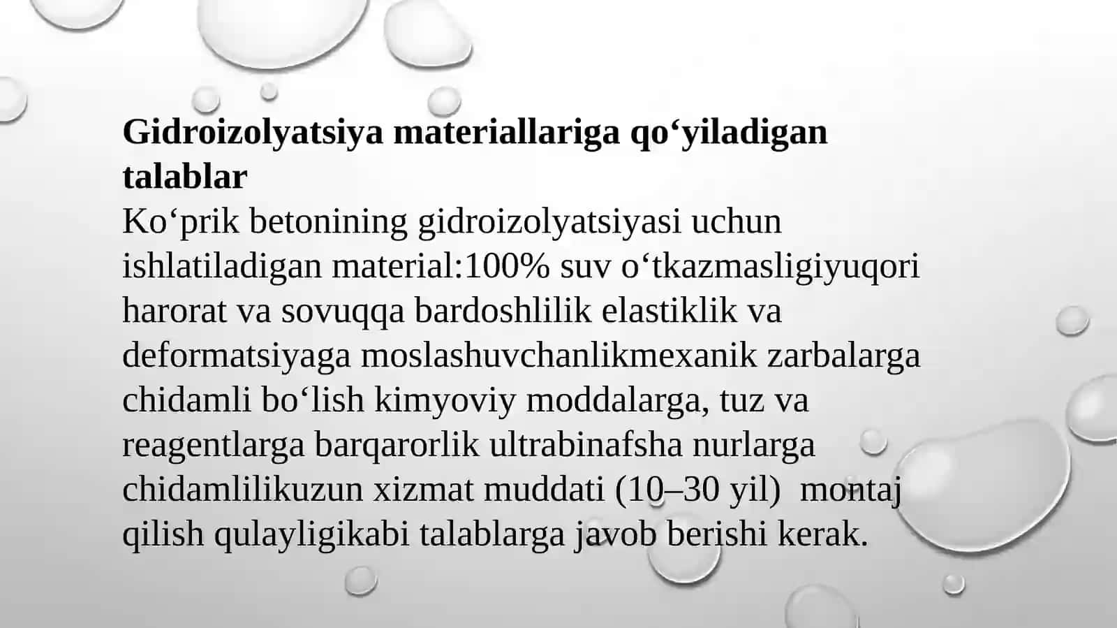 Gidroizolyatsiya materiallarining asosiy turlari 4