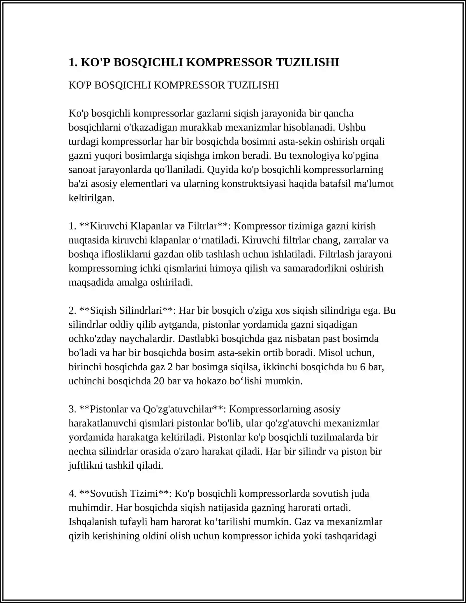 KO'P BOSQICHLI KOMPRESS SIKLLARINI TAHLILI 4