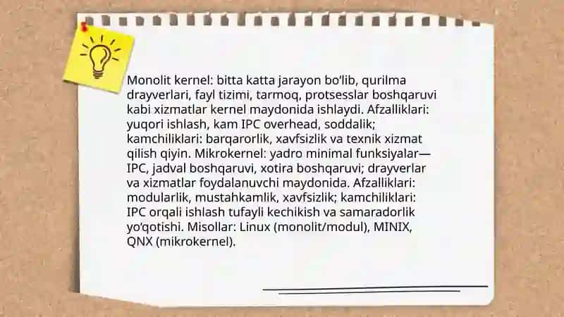 Operatsion tizimlar va ularning turlari bilan ishlash 4
