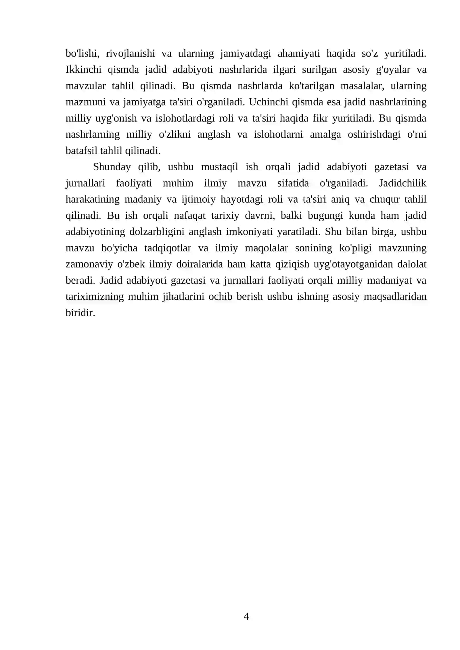 Jadid adabiyoti gazetasi va jurnallari faoliyati 4
