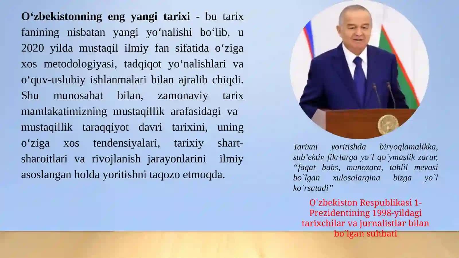 O'zbekistonning eng yangi tarixi 4