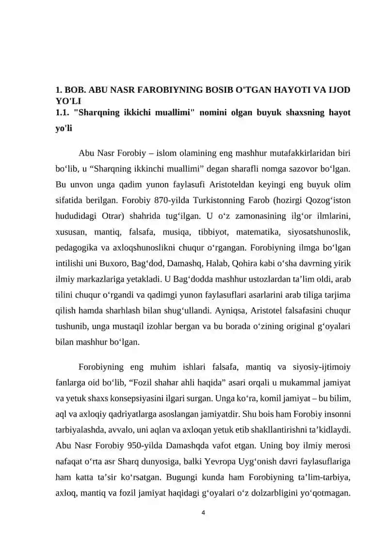 Abu Nasr Farobiynining Ta`limiy-Tarbiyaviy Qarashlari 4