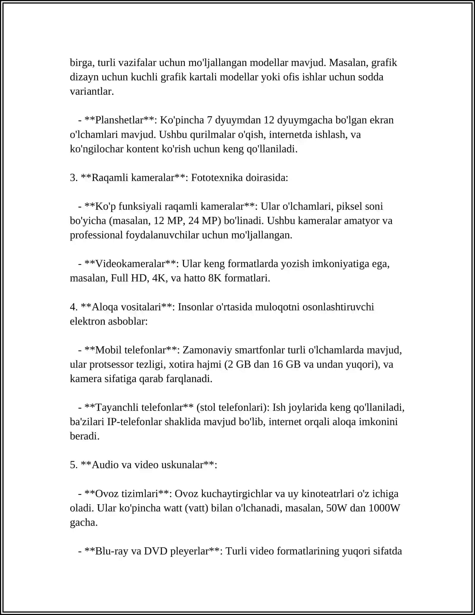 ELEKTRON ASBOBLAR VA ULARNING ISHLASH MEXANIZIMI 4
