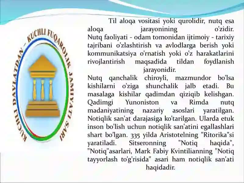 O’qituvchining nutq madaniyati va texnikasi 4