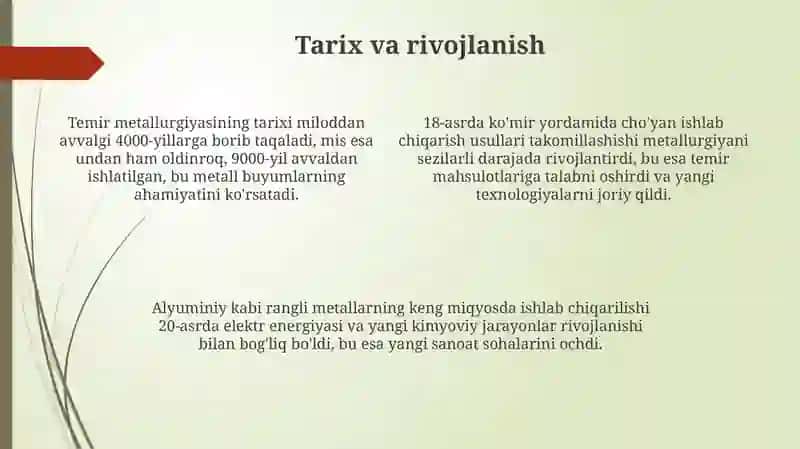 Qora va rangli metallarning xorijiy markalari 4