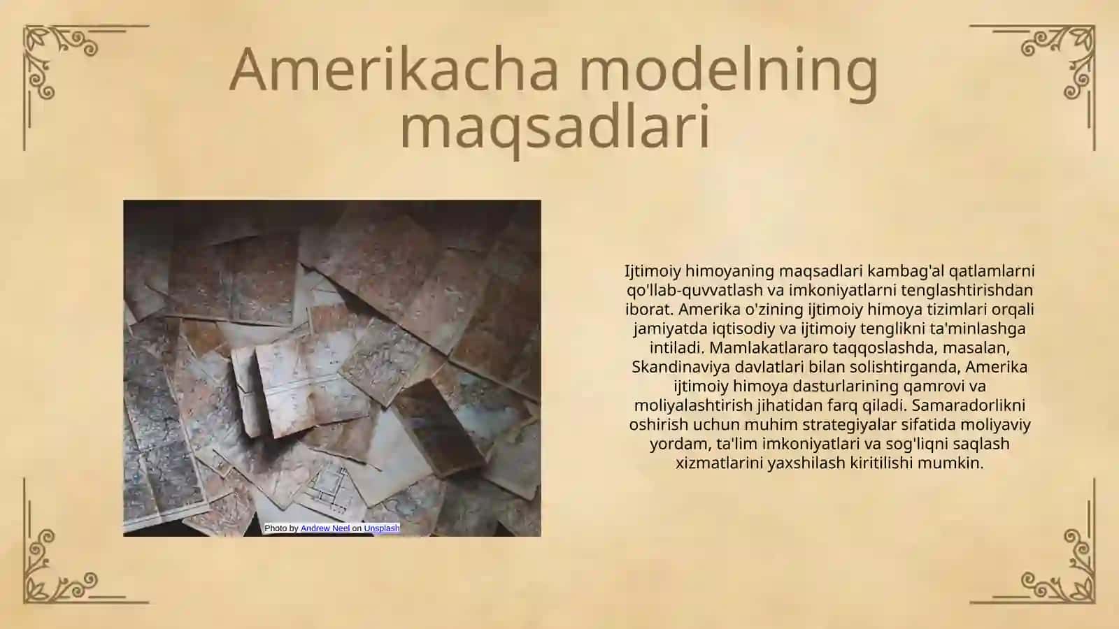 Ijtimoiy himoyani "amerikacha modeli" 4
