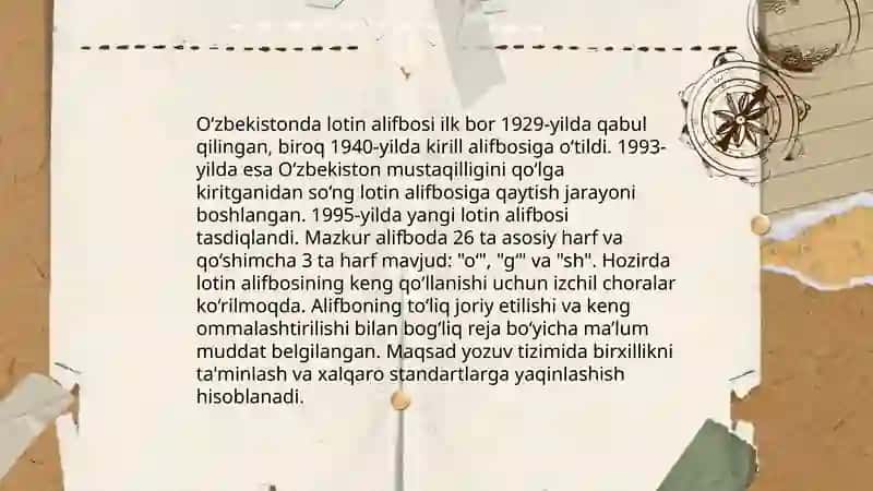 Lotin alifbosi.aurģu qòyish qoidalari 4