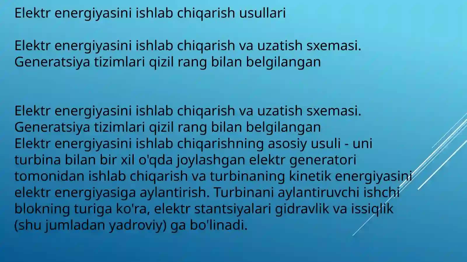 Elektrenergiyaniishlabchiqarish 4