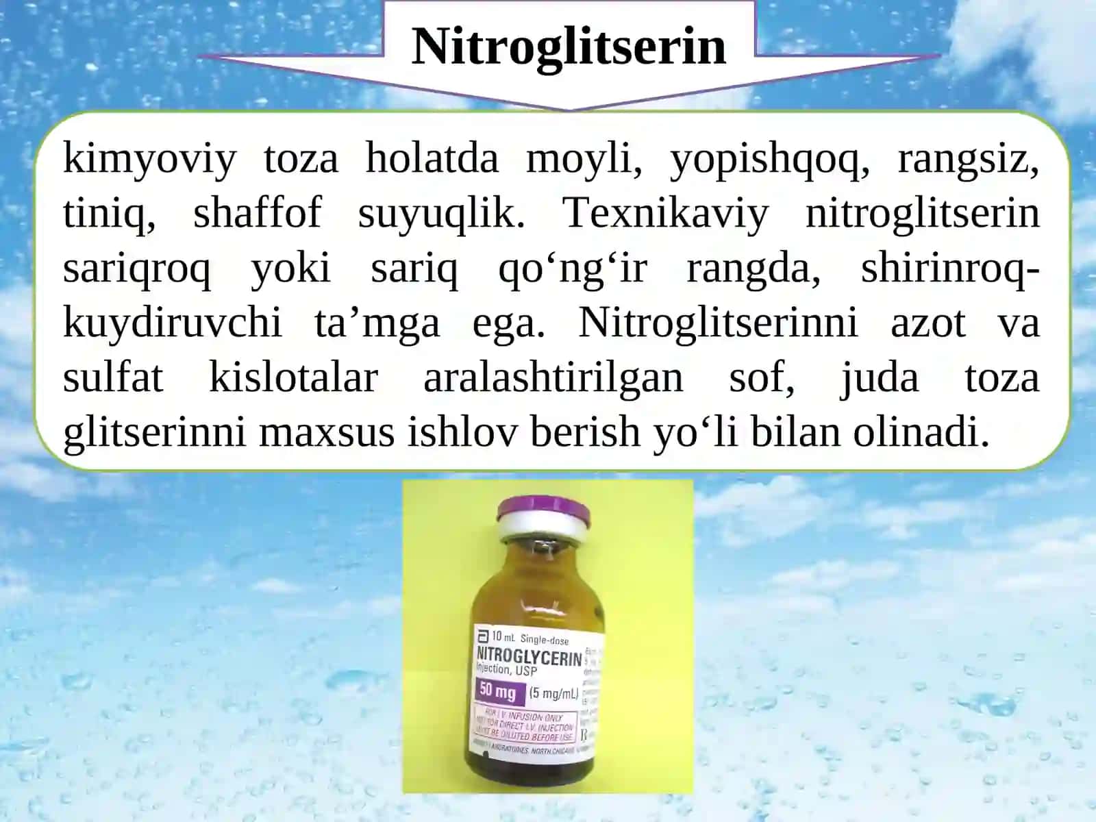 Nitroefirlar turkumidagi bir tarkibliportlovchi moddalar 4