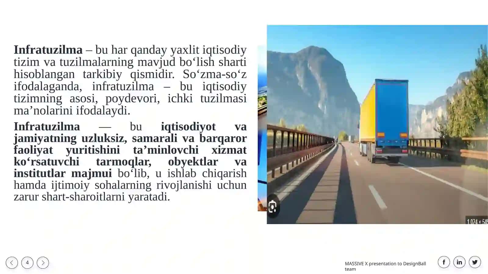 INFRATUZILMANING MOHIYATI 4