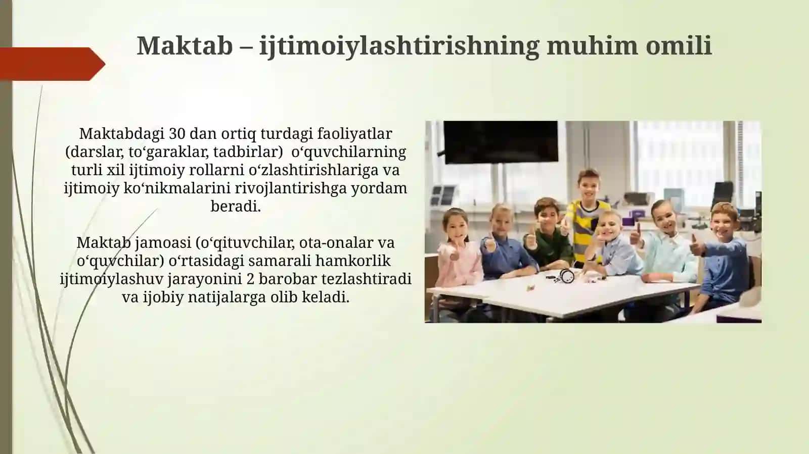 Boshlangʻich sinf oʻquvchilarining ijtimoiylashtirish asoslari 4
