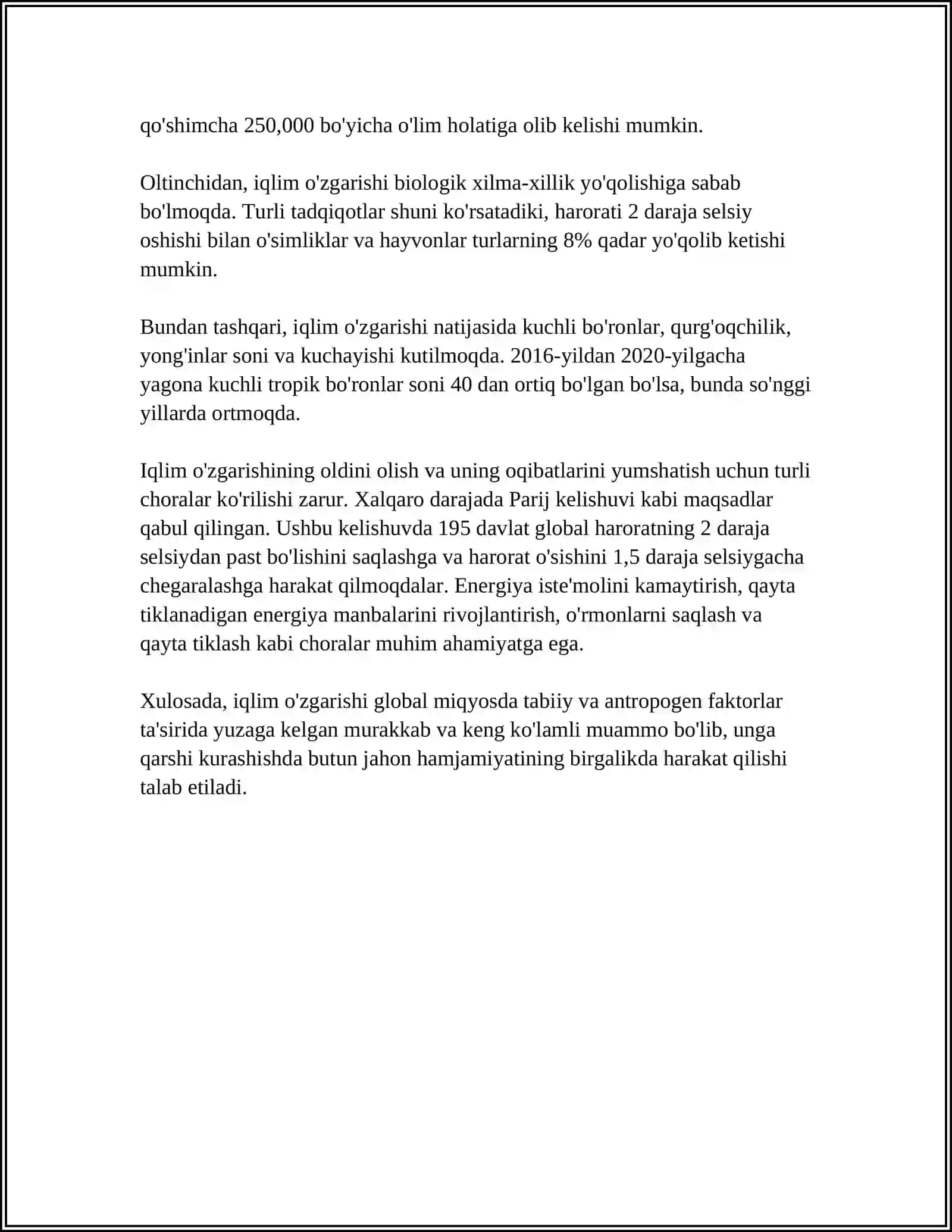 DUNYODAGI ENG DOLZARB MUAMMOLAR 4