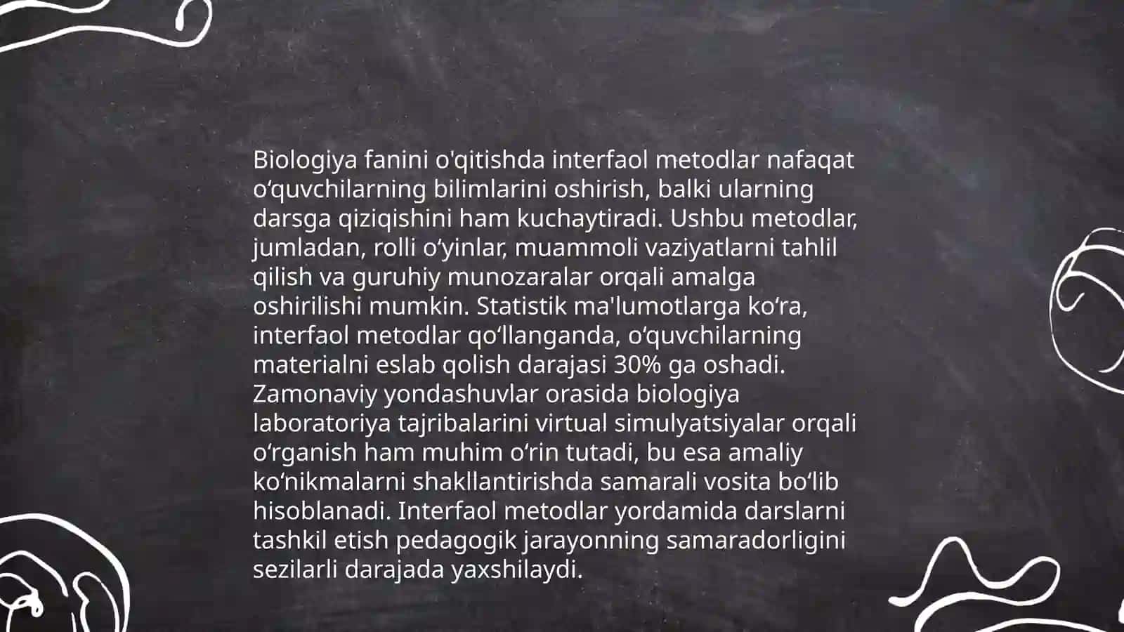 Biologik ta'limning oʻziga xosligi 4