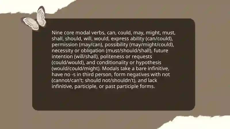 Modal verb 4