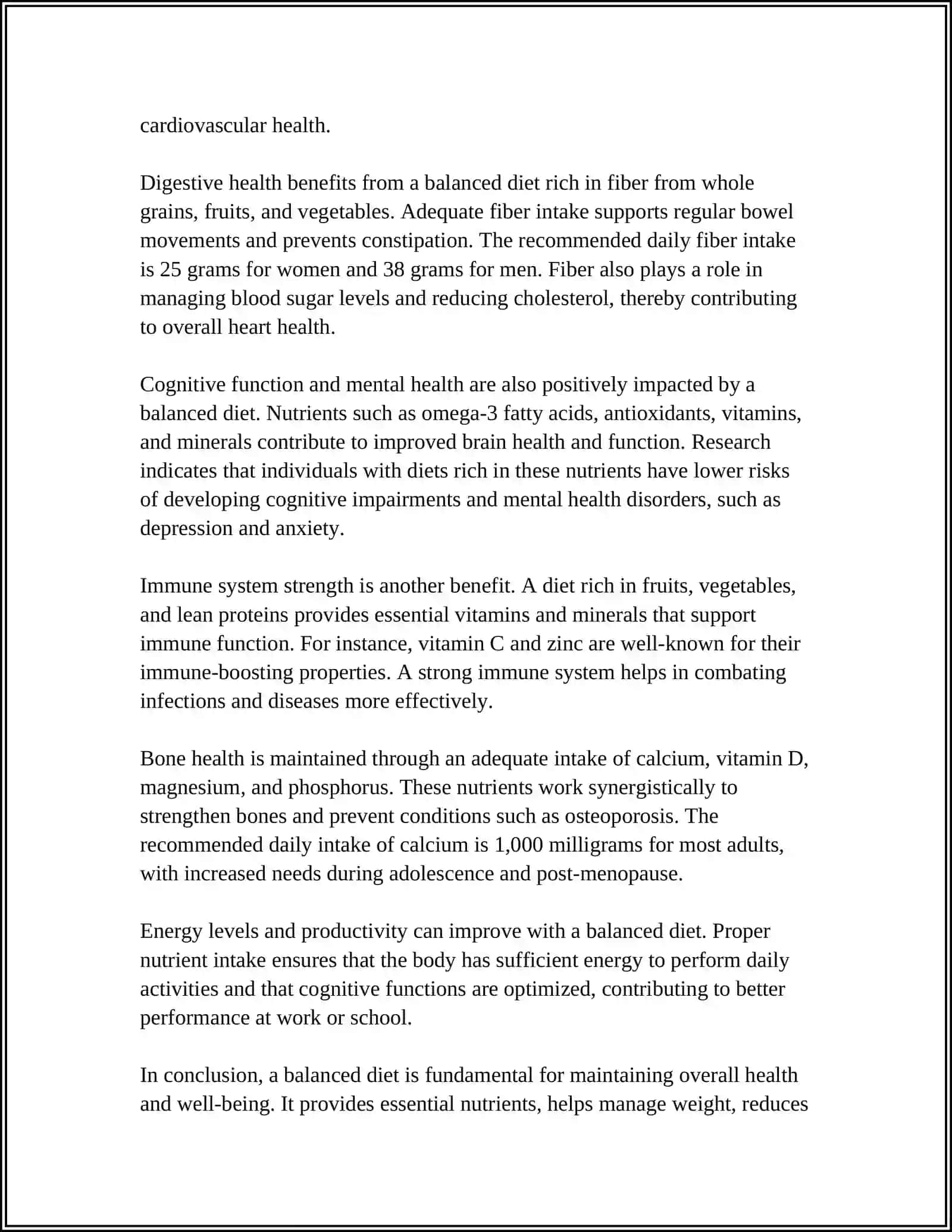 HEALTHY EATING 4