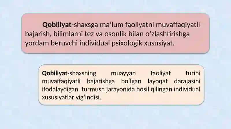 Qobiliyat va iqtidor 4