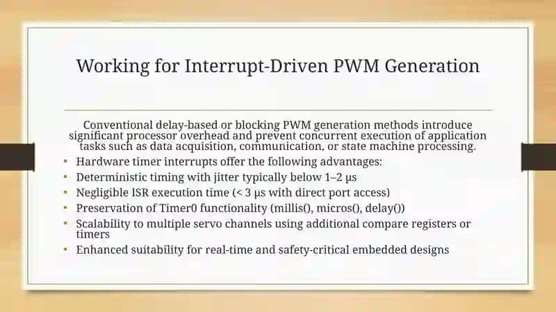 Servo Motor Control Using PWM Generated by Timer Interrupts 4