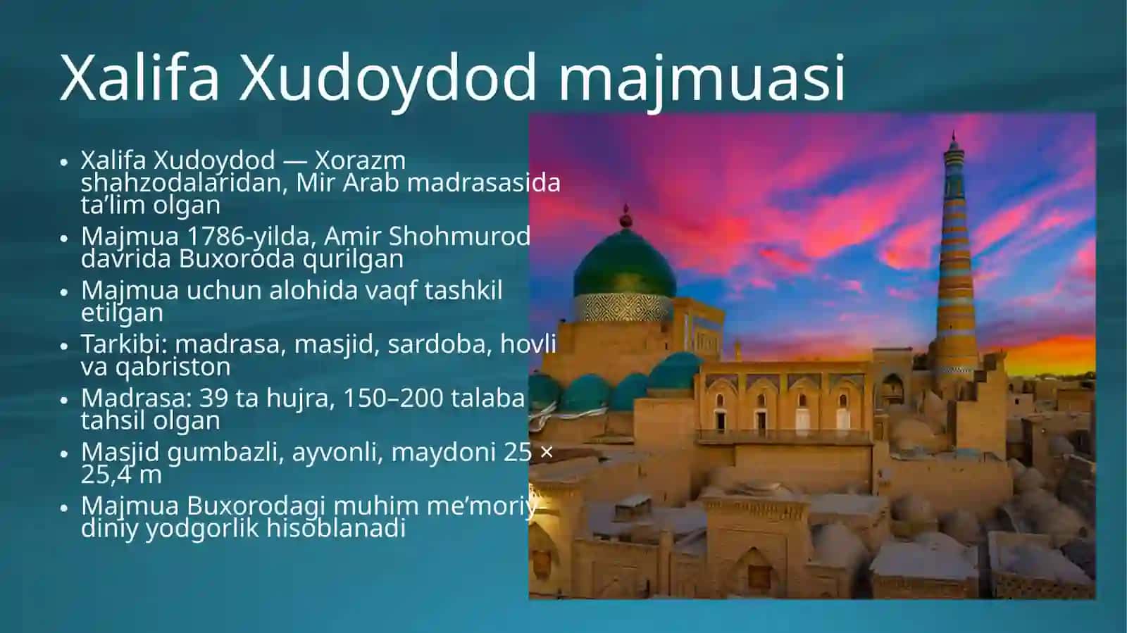 Mang‘itlar davrida ilm-fan va madaniyat 4