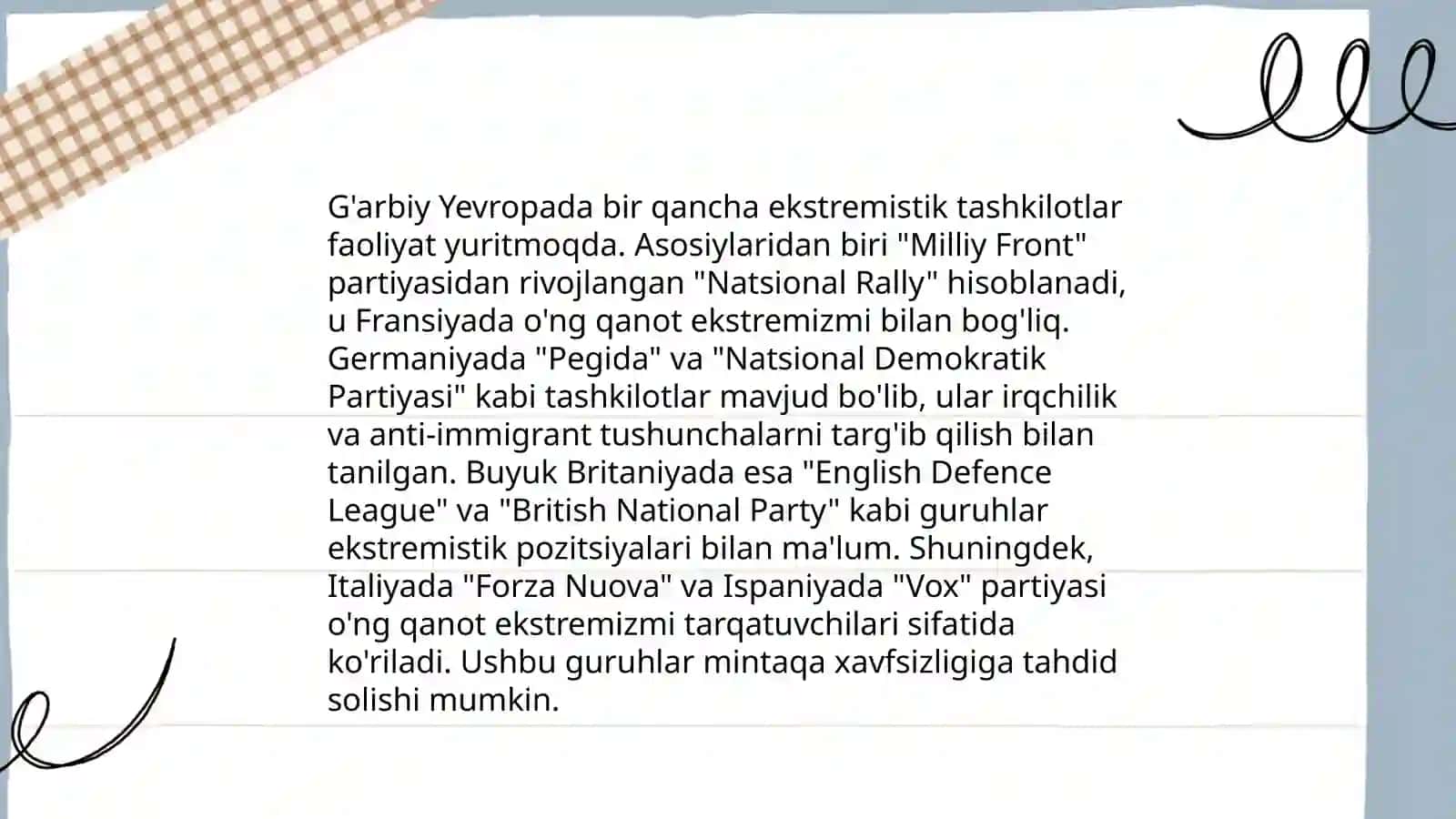 G'arbiy Yevropa hududidagi diniy ekstremistik tashkilotlar 4
