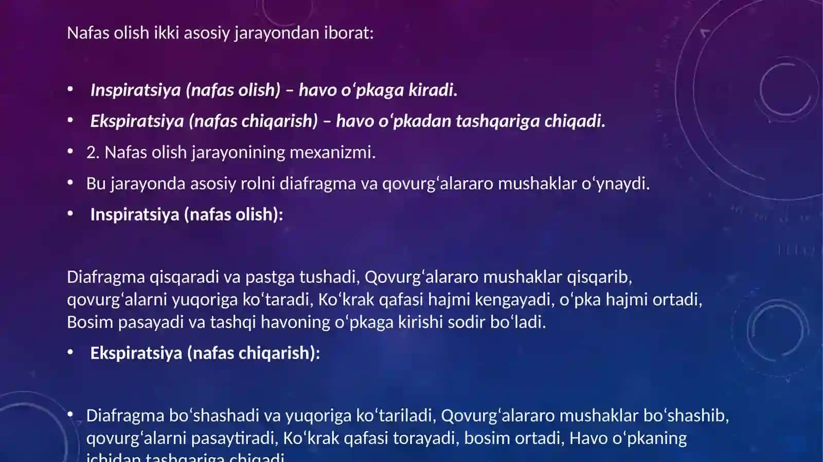 Nafas fiziologiyasi 4
