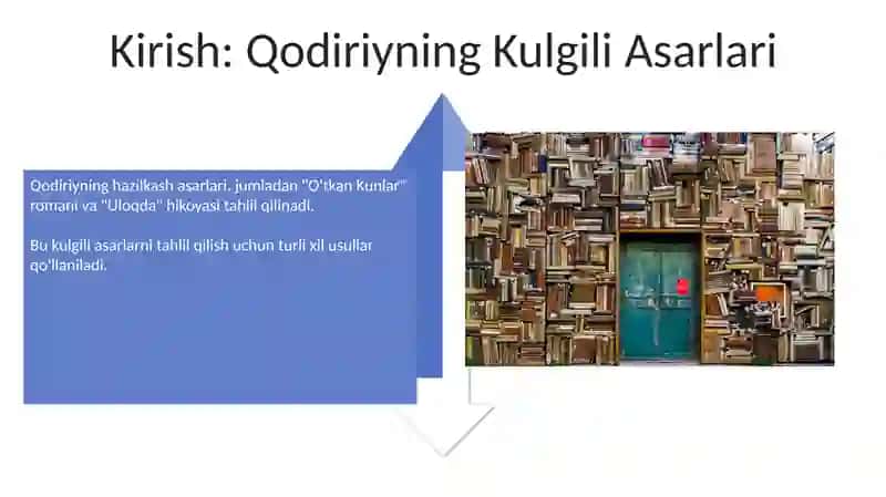 Qodiriy Asarlaridagi Hazil Texnikalari 4