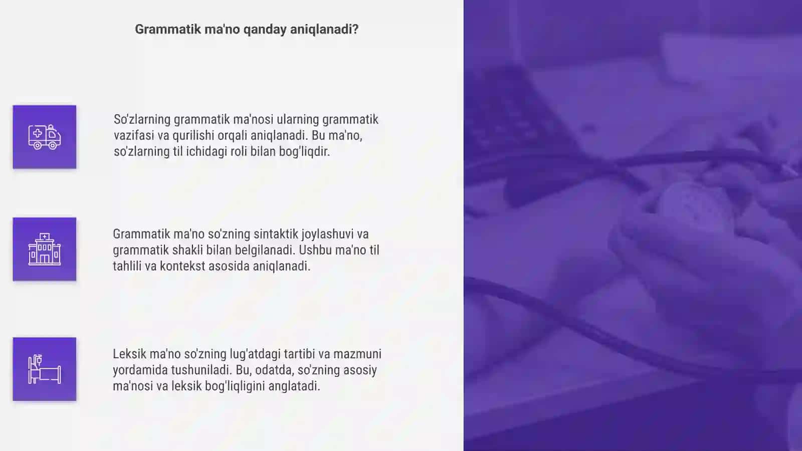 So'zlarning grammatik va leksik ma'nolari 4