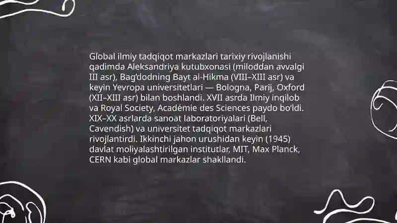 Dunyoning ilmiy landshafti va evolutsiyasi 4