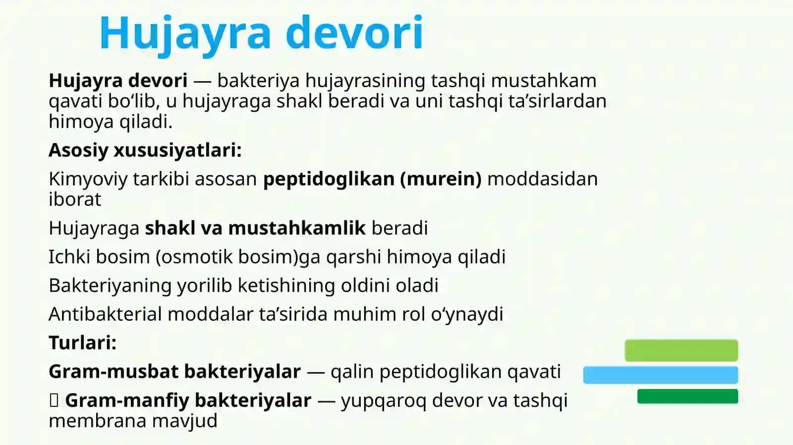 Bakteriyajayrasining tuzilishi 4