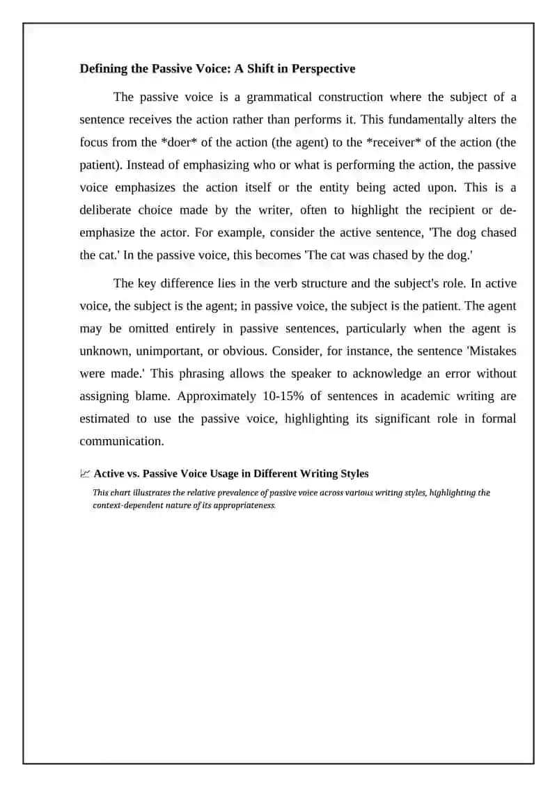 Understanding the Passive Voice: Definition and Formation 4