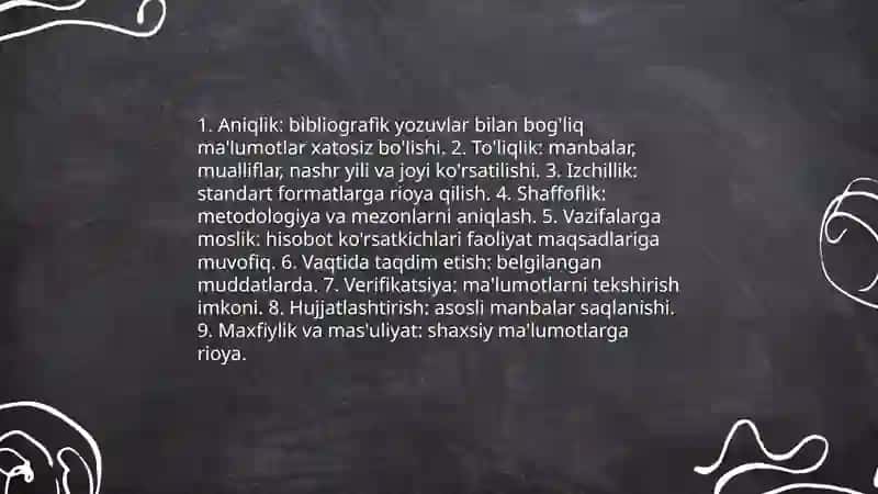Bibliografik faoliyatni hisobga olish va hisobot 4