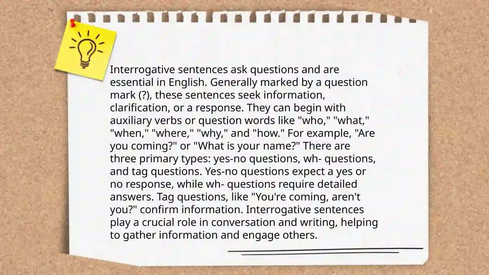 Types of sentences according to aim 4