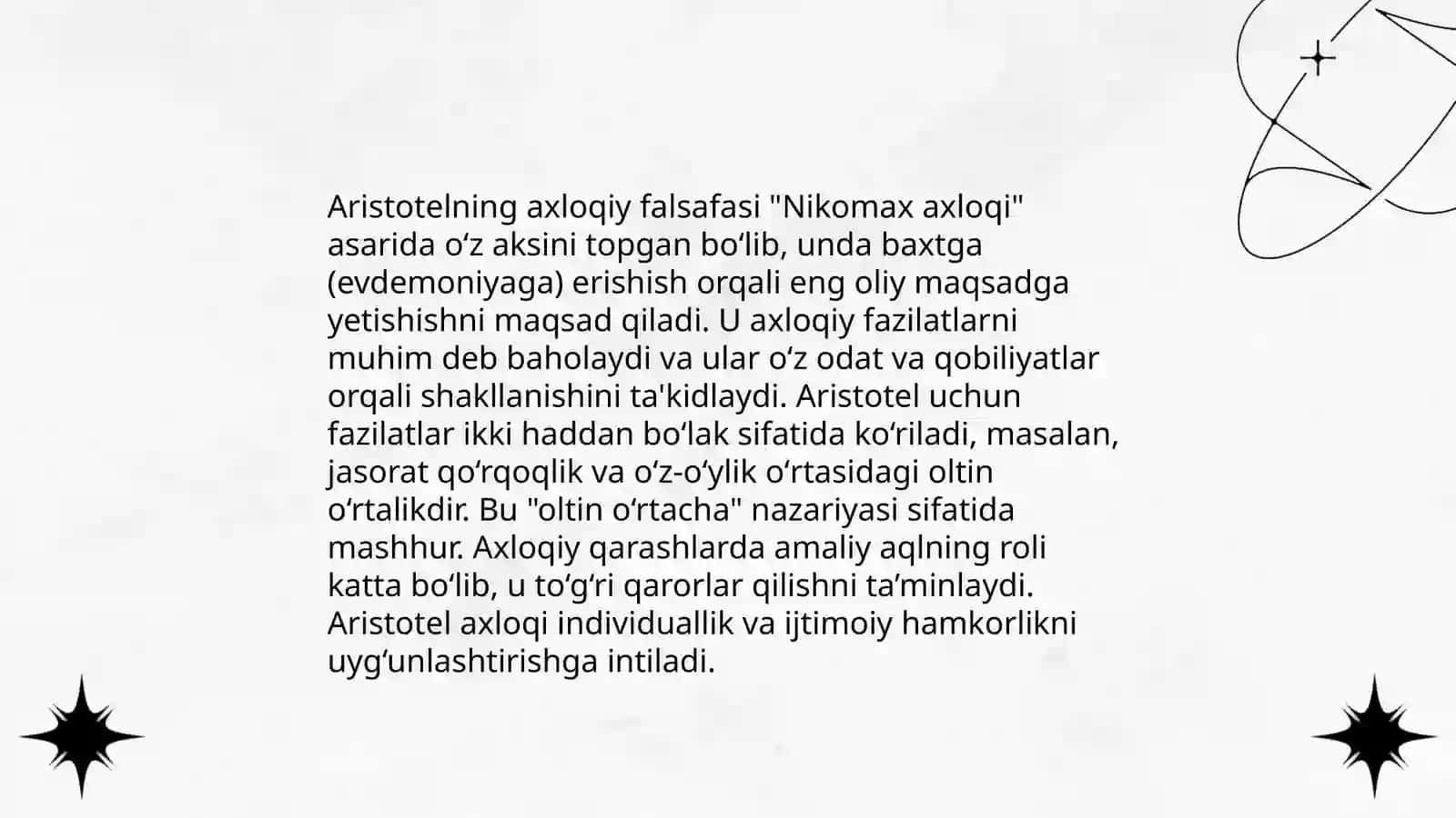 Aristotelning falsafiy qarashlari 4