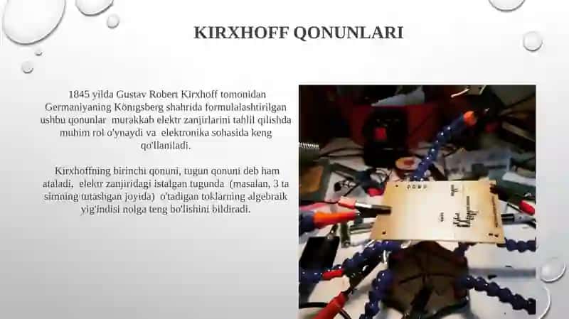 Kirxhoff qonunlari va amaliy misollar 4