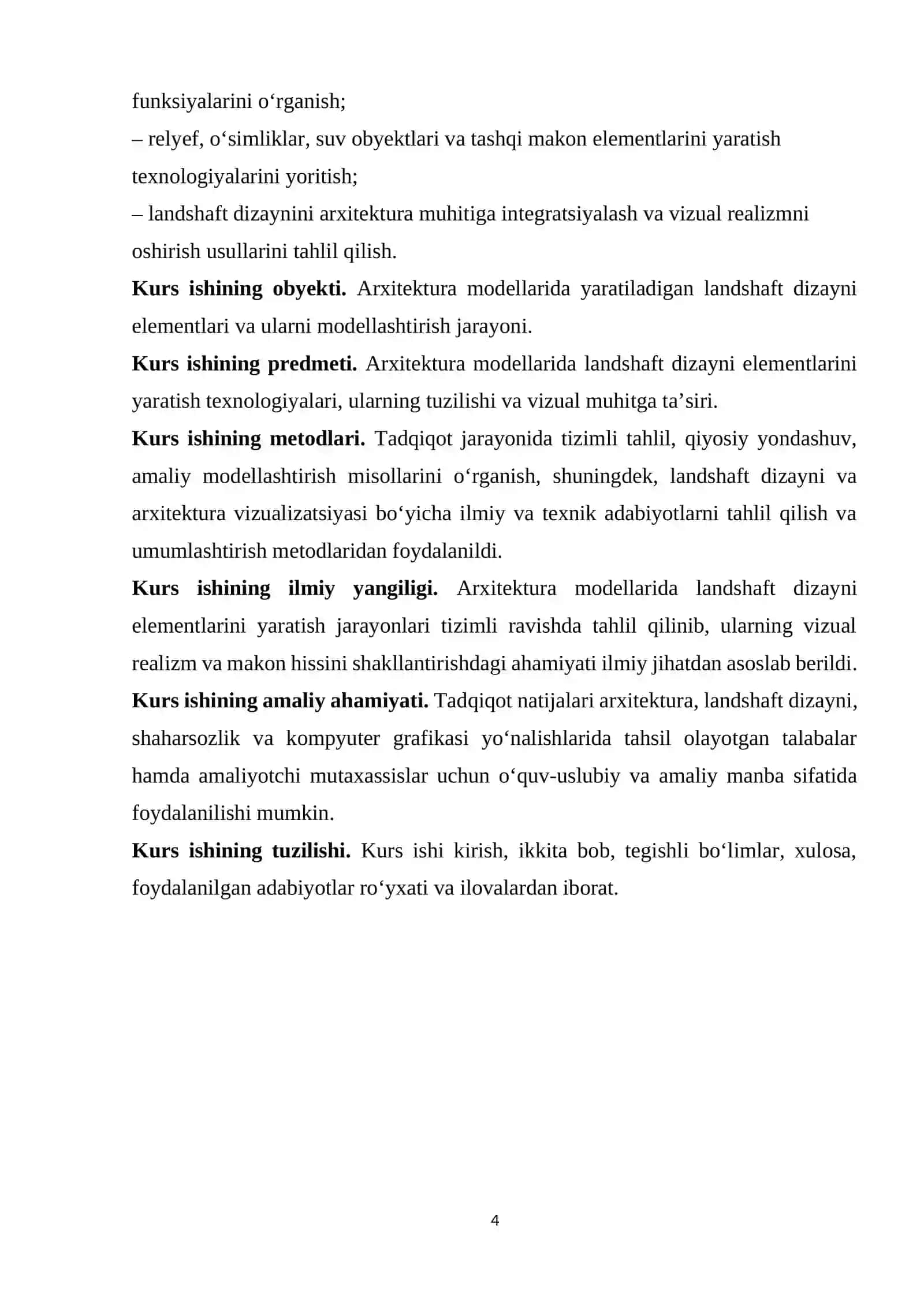 Arxitektura modellarida landshaft dizayni elementlari yaratish 4
