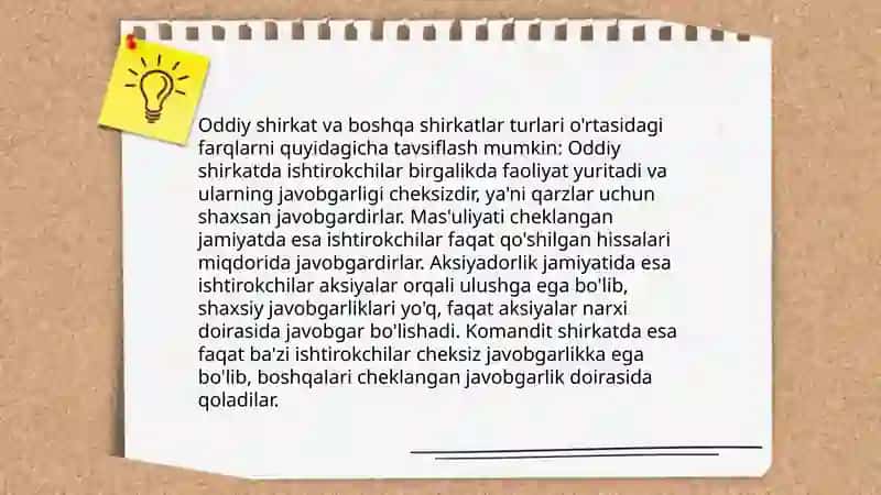 Oddiy shirkat 4