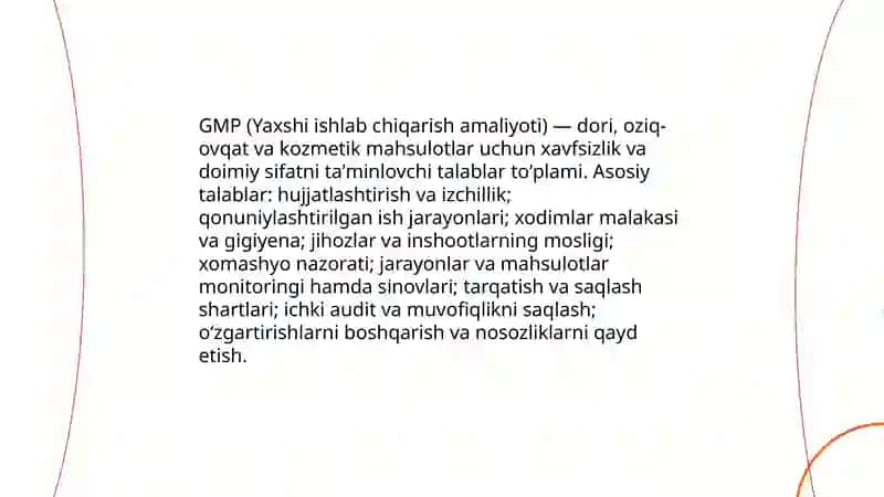 GxP tushunchasi 4
