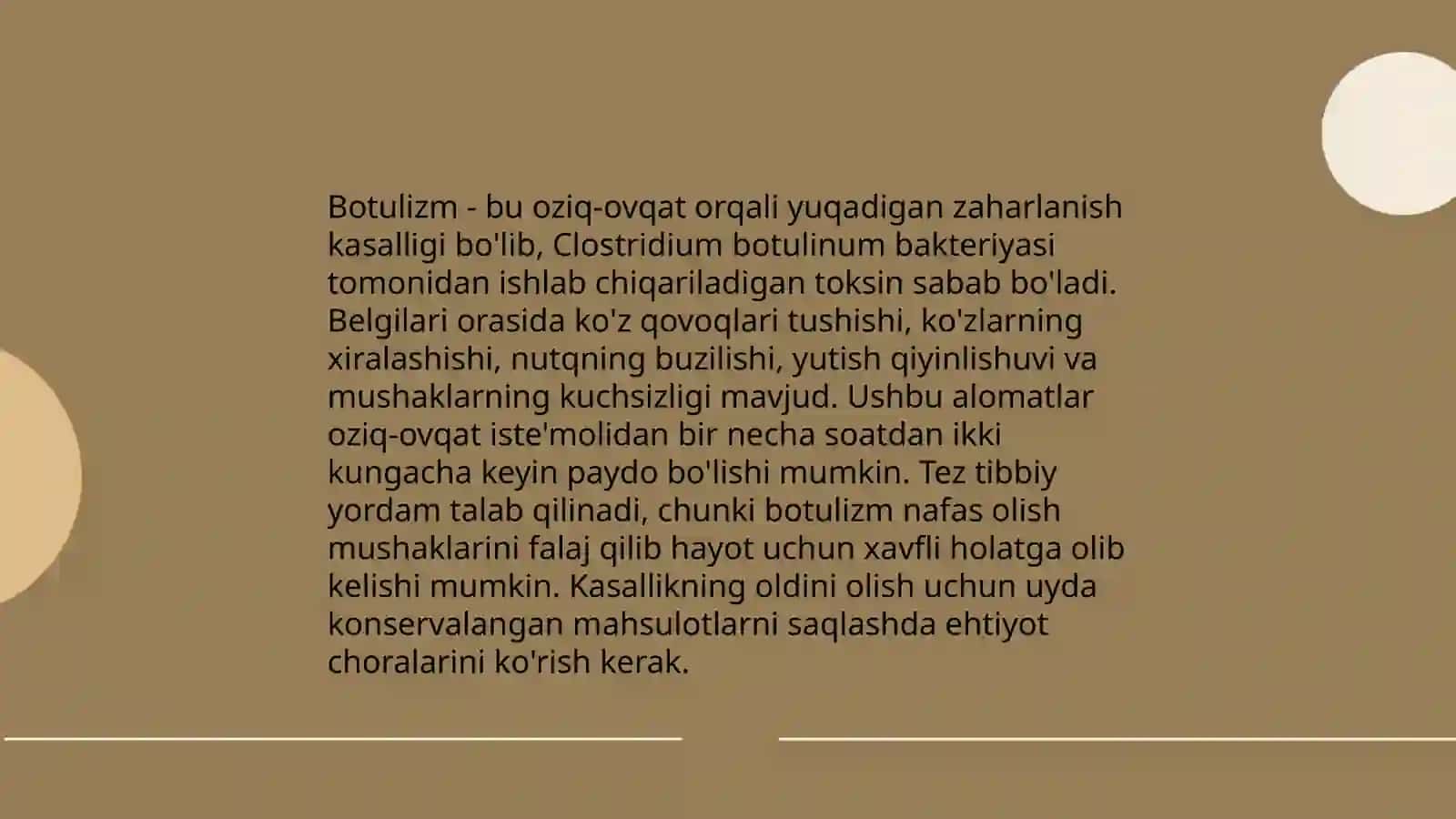 Botulizm,ovqat toksikoinfeksiyasi 4
