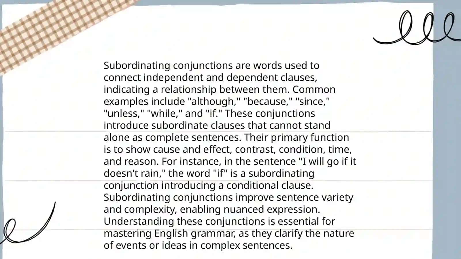 Linking words 4