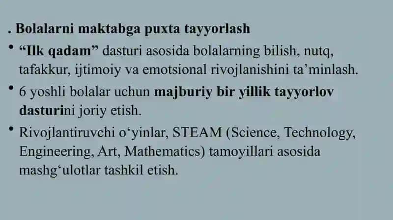 Bolalarni maktabga tayyorlash 4