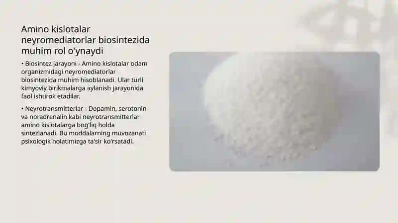 Neyromediatorlar biosintezi 4