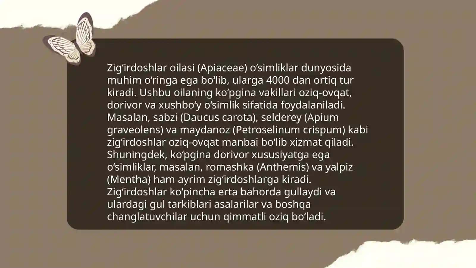Zig'irdoshlar oilasi 4