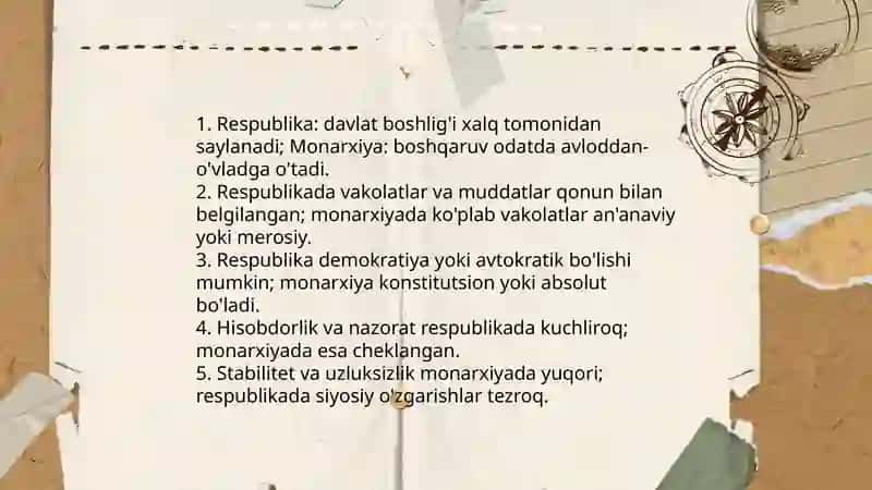Davlat boshqaruv shakllari 4