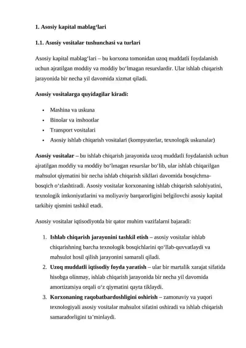ASOSIY VA AYLANMA KAPITAL MABLAG‘LARI 4