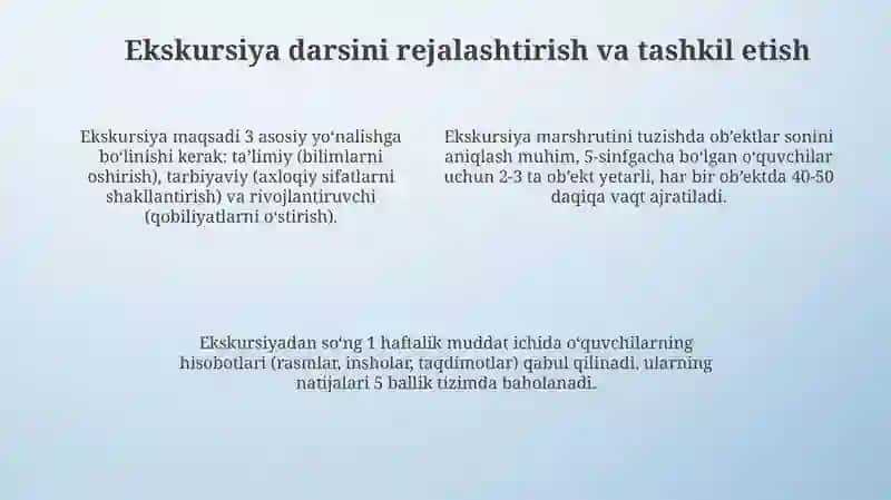 Boshlangʻich taʼlim tabiiy fanlarida ekskursiya darslari 4