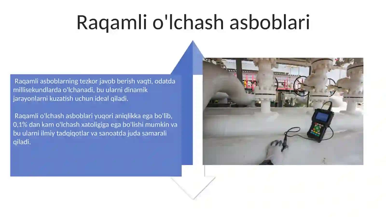 Oʻlchash va vositalar qurlmasi 4