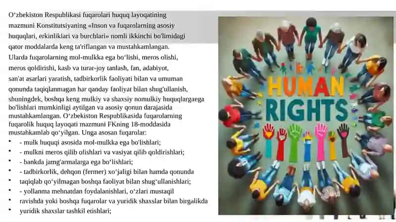FUQAROLIK HUQUQININGSUBYEKTI SIFATIDA FUQAROLAR 4